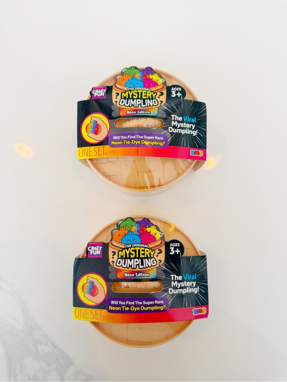 NEW Original Mystery Dumpling Neon Edition Set of 2 | Sealed NEW Texture RMS